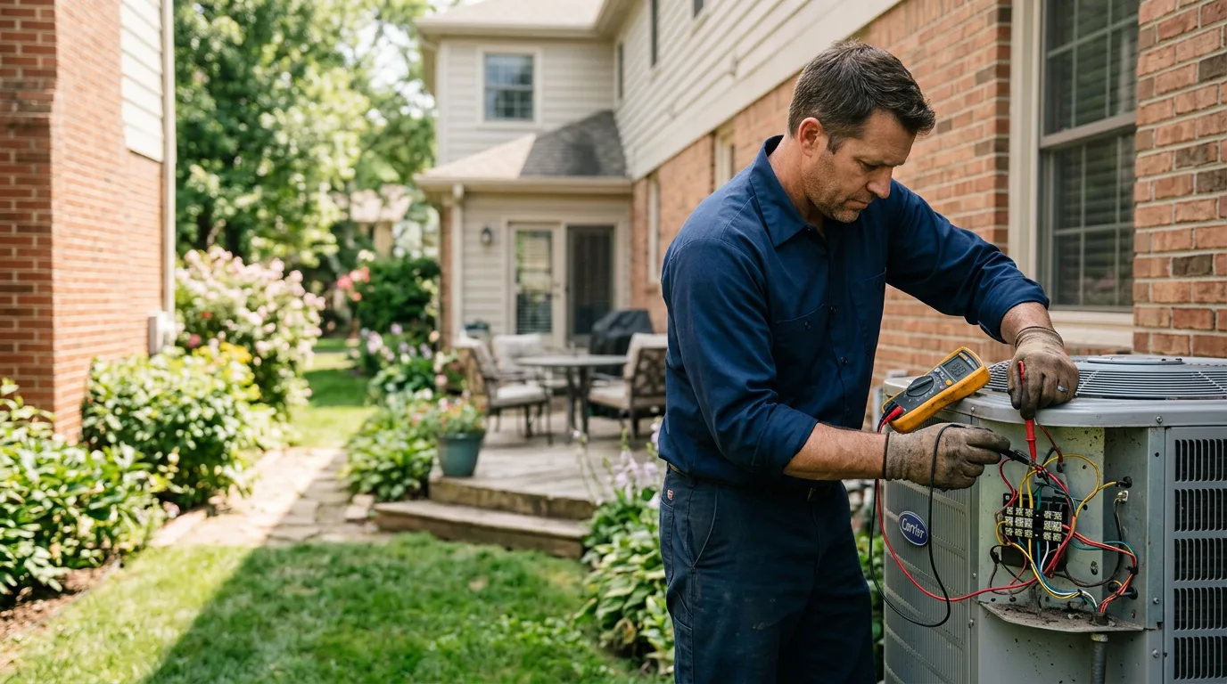 HVAC technician working near Sumas, WA